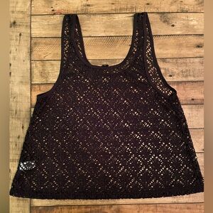 Black tank top